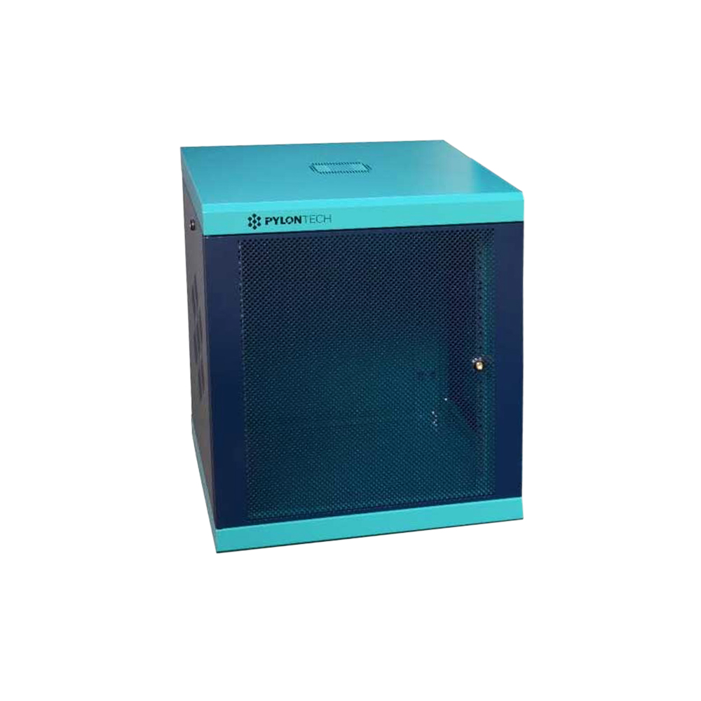Pylontech 4x US2000C LiFePO4 Batterie 9,6kWh mit Wechselrichter-Anschlusskabelset und Batterieschrank