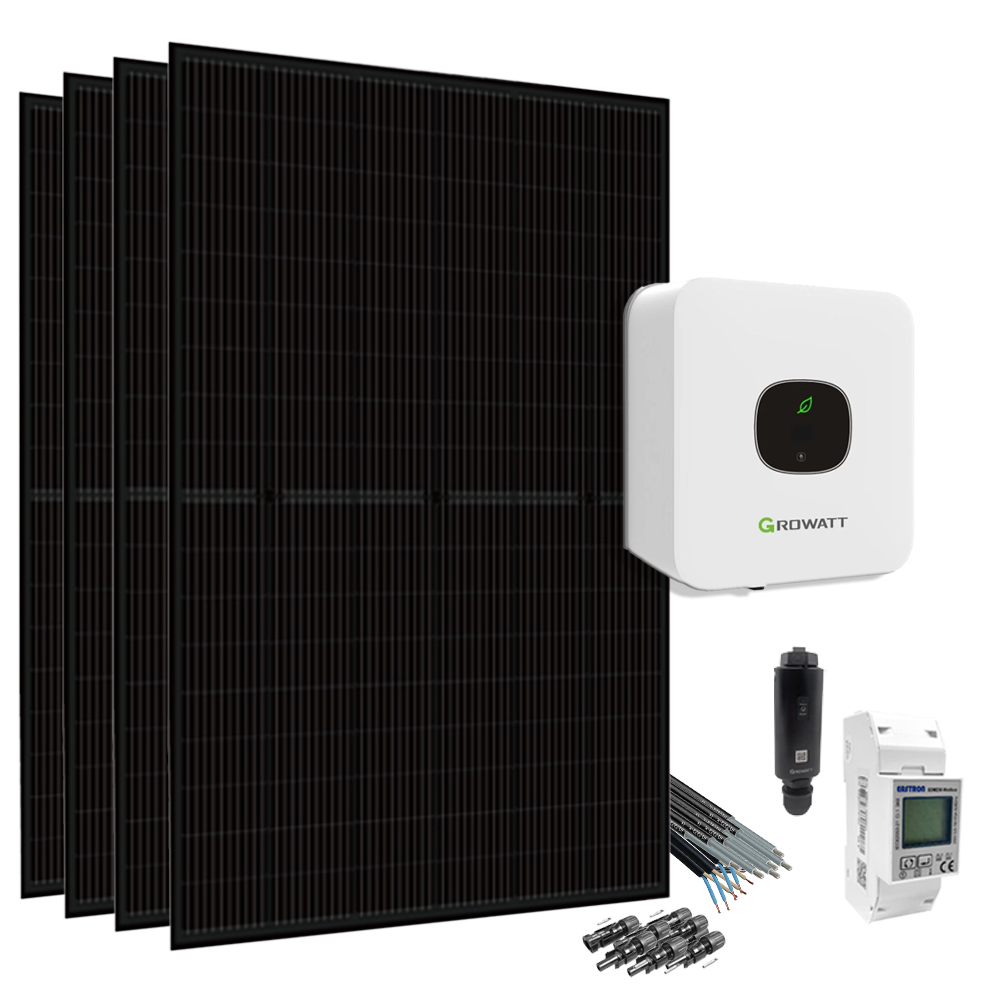 1800W Balkonkraftwerk mit Growatt MIC-1500 TL-X WiFi und 450W Luxen Solar
