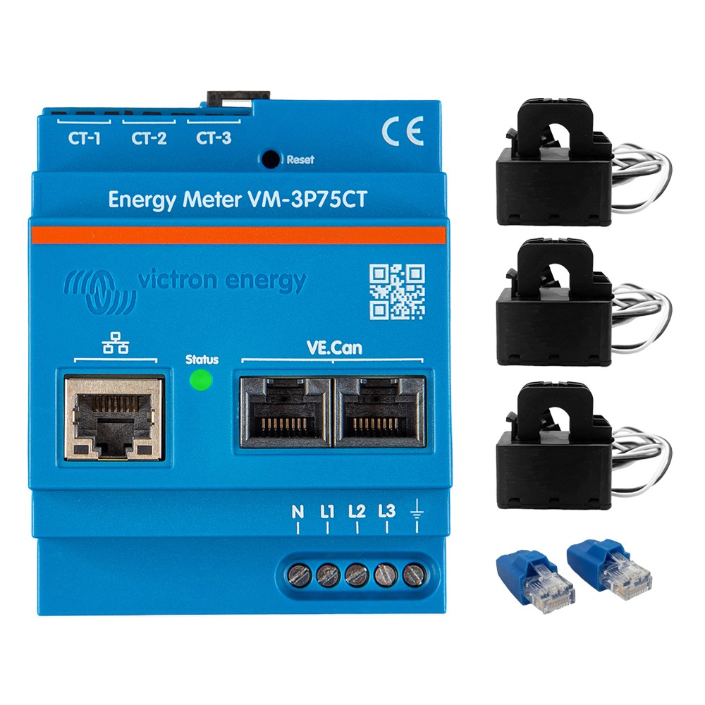Victron VM-3P75CT Energy Meter 3-phasiger Stromzähler inkl. 75A Stromwandler