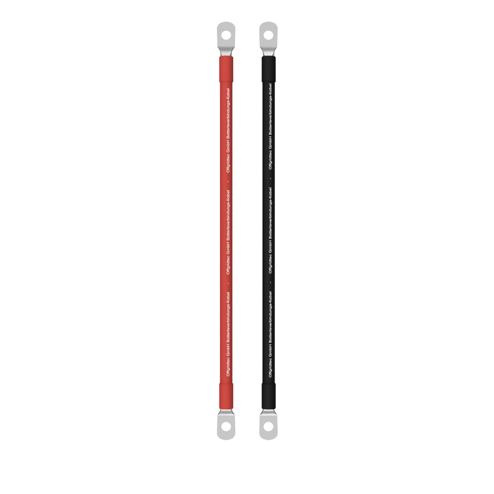 Wattschmiede® 2m Batteriekabel 35mm² beidseitig M8 Ösen