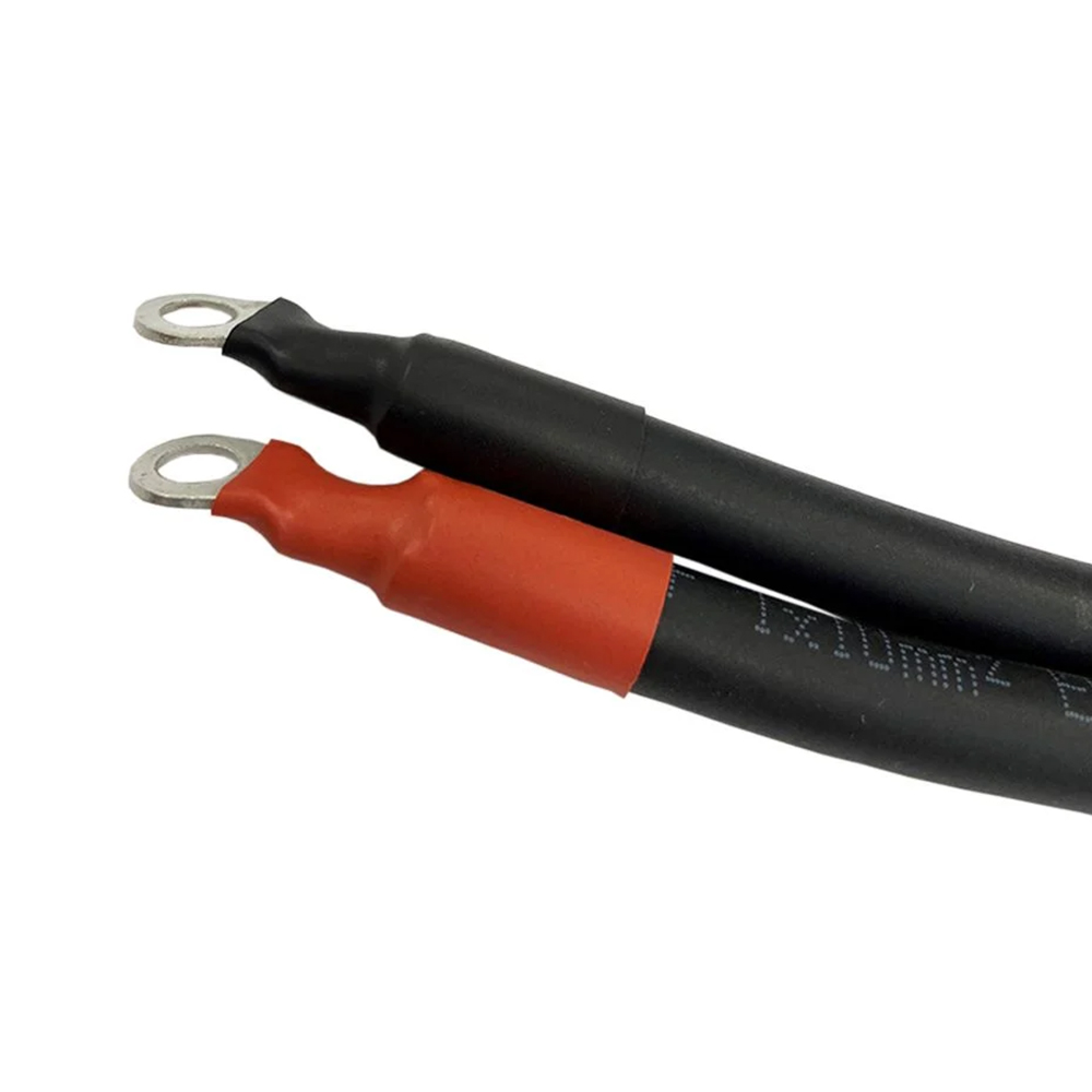 Batterieanschlusskabel 0,6m 10mm² für Inverter Serie Victron Phoenix 250VA - 500VA für M6 Batterieterminal
