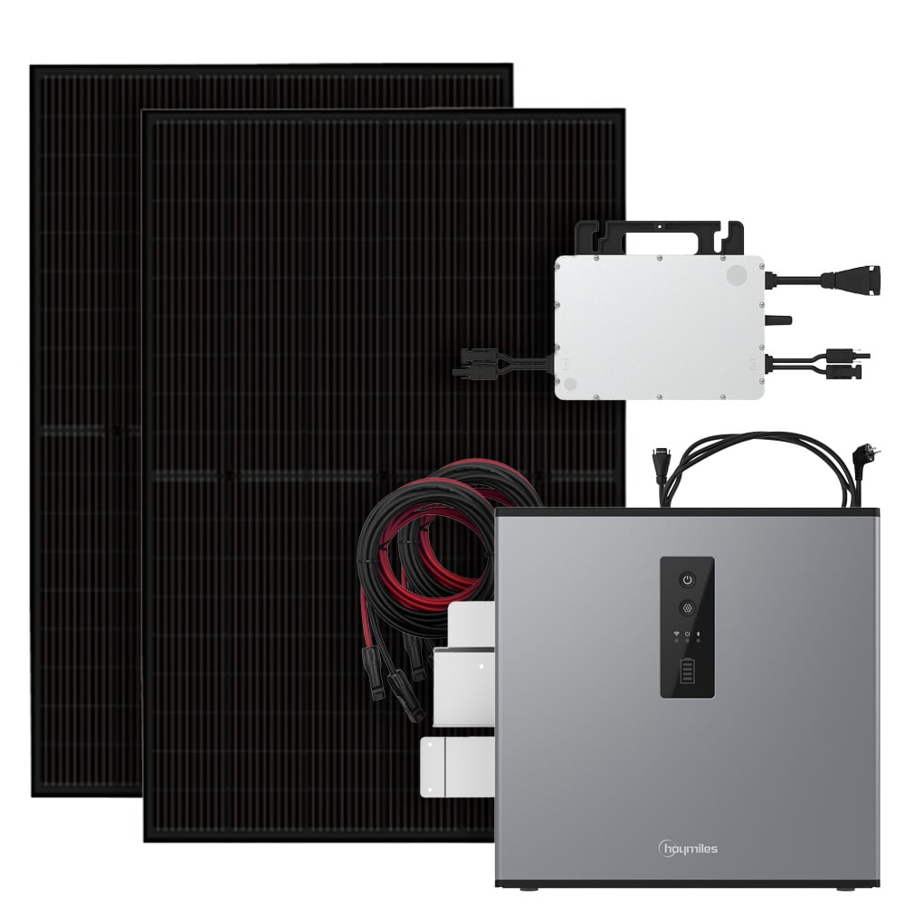900W Balkonkraftwerk inkl. Hoymiles MS-A2 Speichersystem & HMS-800W-2T