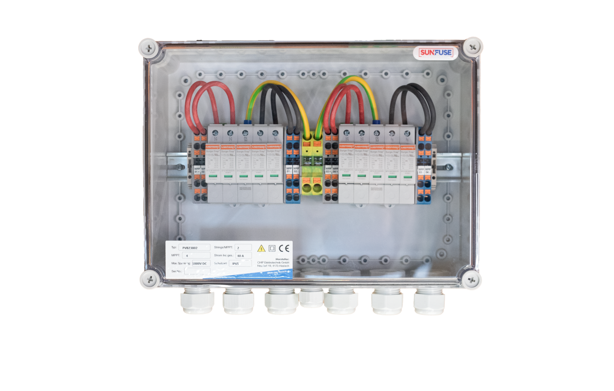 PV Überspannungsbox PushIN PRO 3 und 4 MPP