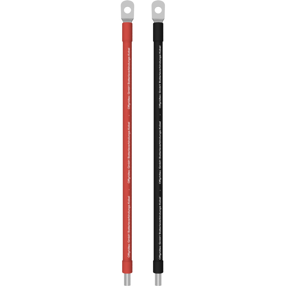Wattschmiede® 1m Batteriekabel 50mm² M8 Terminal zu Schraubklemmenanschluss