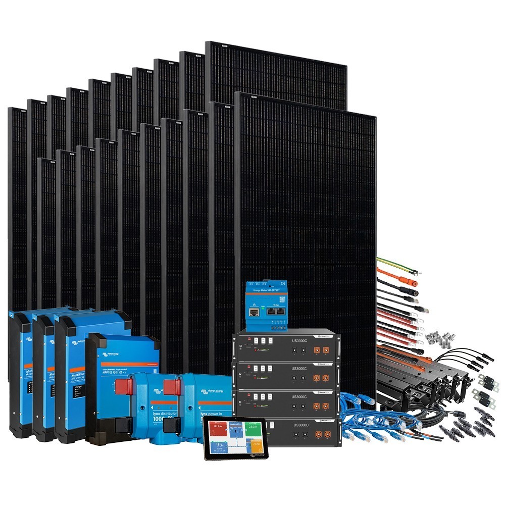 Wattschmiede HomePremium S USV Solaranlage 9000Wp US3000 14kWh 3-phasig mit Stromzähler