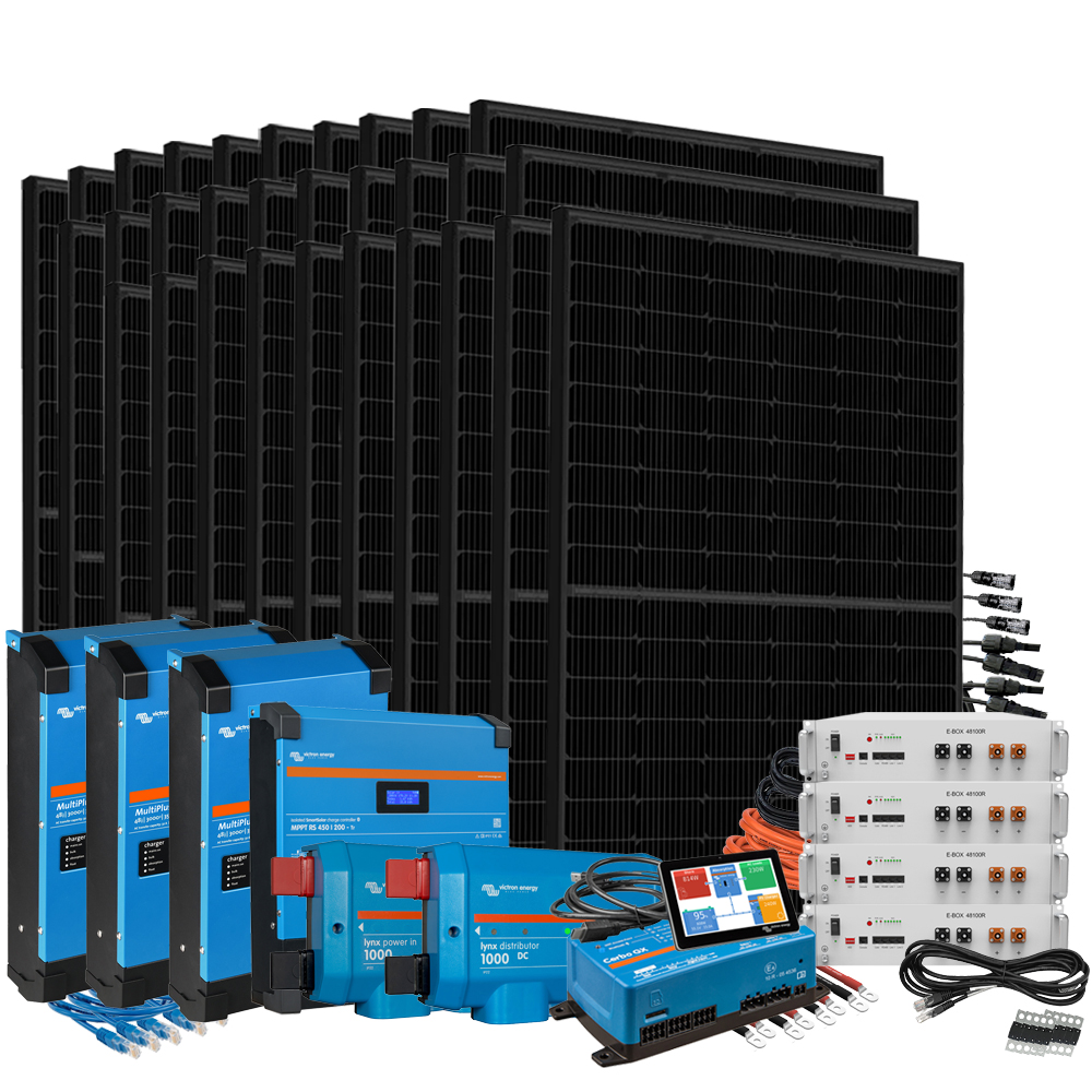 Wattschmiede HomePremium M USV Solaranlage 13500Wp E-Box 48100R-TE+ 20,5kWh 3-phasig