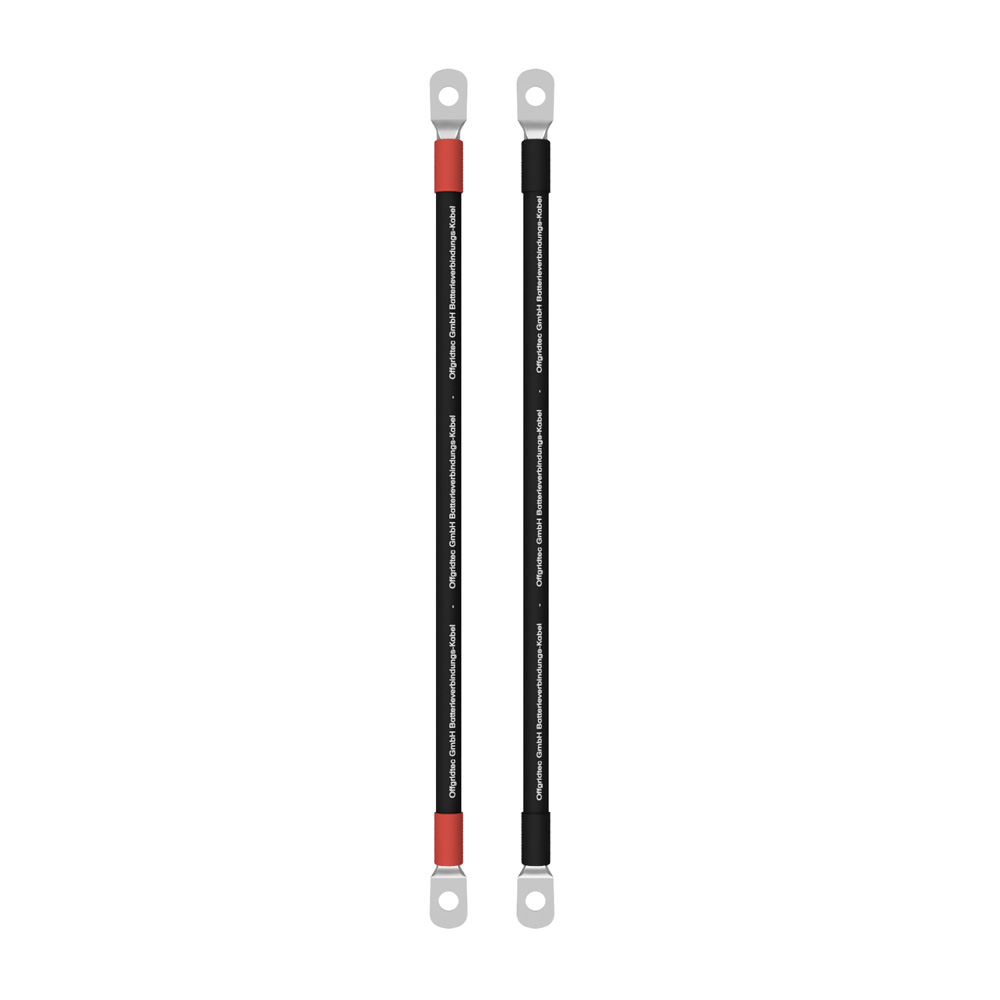 Wattschmiede® 2m Batteriekabel 50mm² beidseitig M10 Ösen