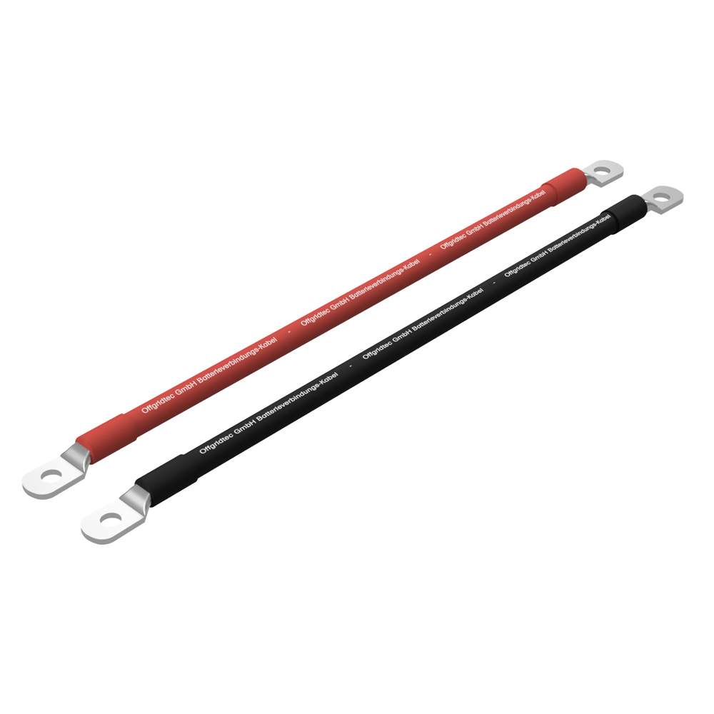 Wattschmiede® 2m Batteriekabel 35mm² beidseitig M8 Ösen