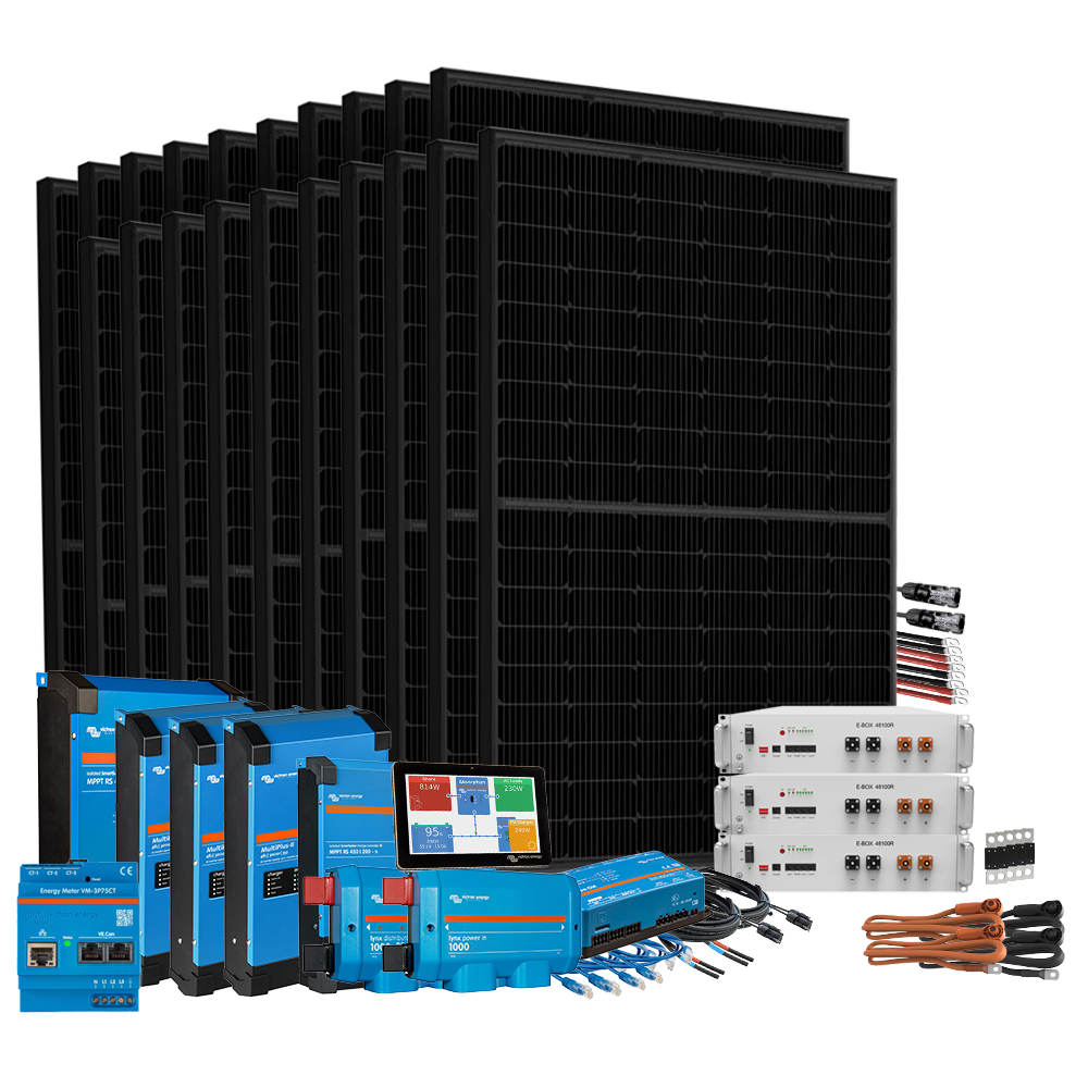 Wattschmiede HomePremium S USV Solaranlage 9000Wp E-Box-48100R-TE+ 15,4Wh 3-phasig mit Stromzähler