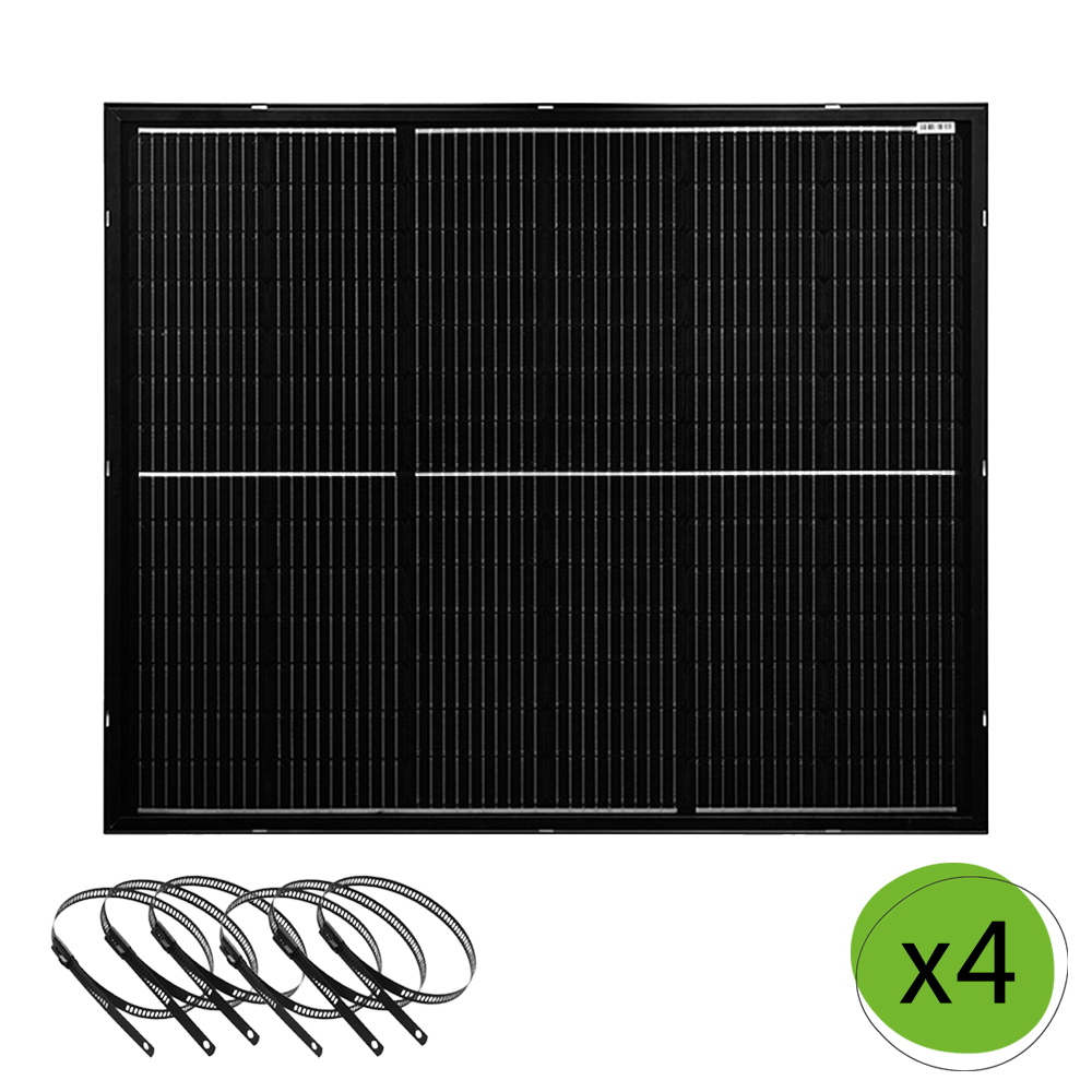 800W Balkonkraftwerk mit ultraleichten Solarmodulen mit HMS-800W-2T WiFi integriert