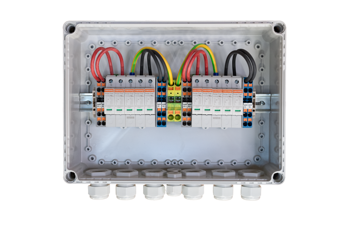 PV Überspannungsbox PushIN PRO 3 und 4 MPP