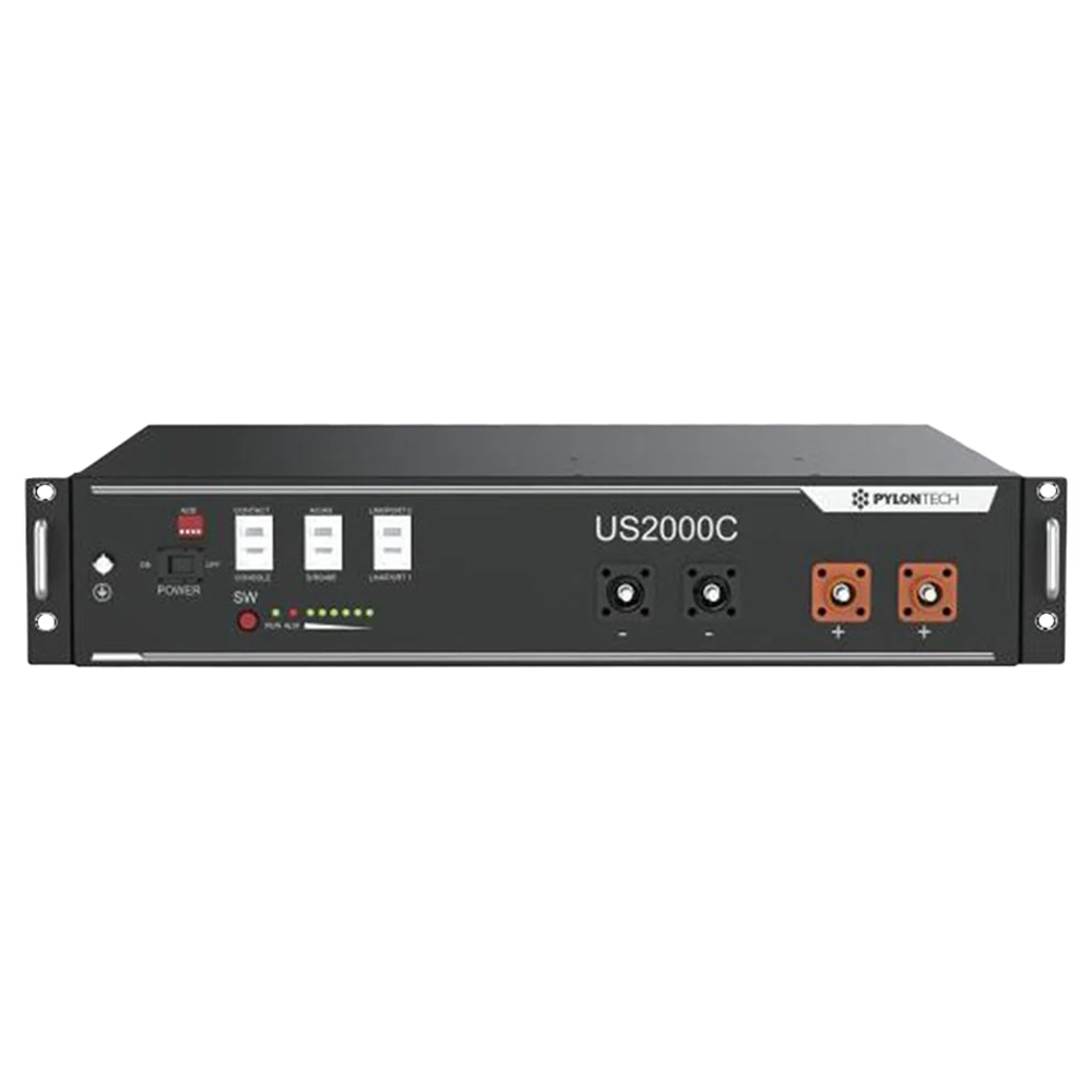 3x Pylontech US2000C LiFePO4 48V + Brackets + Anschlusskabel 7,2kWh Speicherpaket