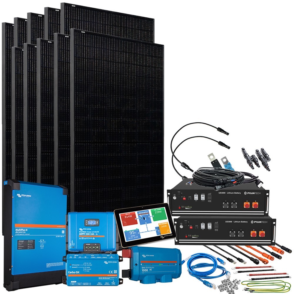 Wattschmiede® HomePremium M USV Solaranlage 4500Wp 7kWh LiFePo4 Speicher 1-phasig